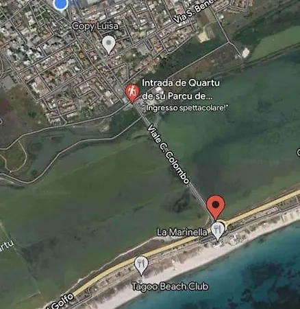 Appartement Poetto - 5 Min Form The - Free Park - Wi-fi - Self Check In - Netflix